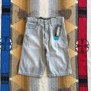 Vintage Y2K Boys Southpole Denim Jean Shorts Jorts Size 10 NWT Baggy Hip Hop